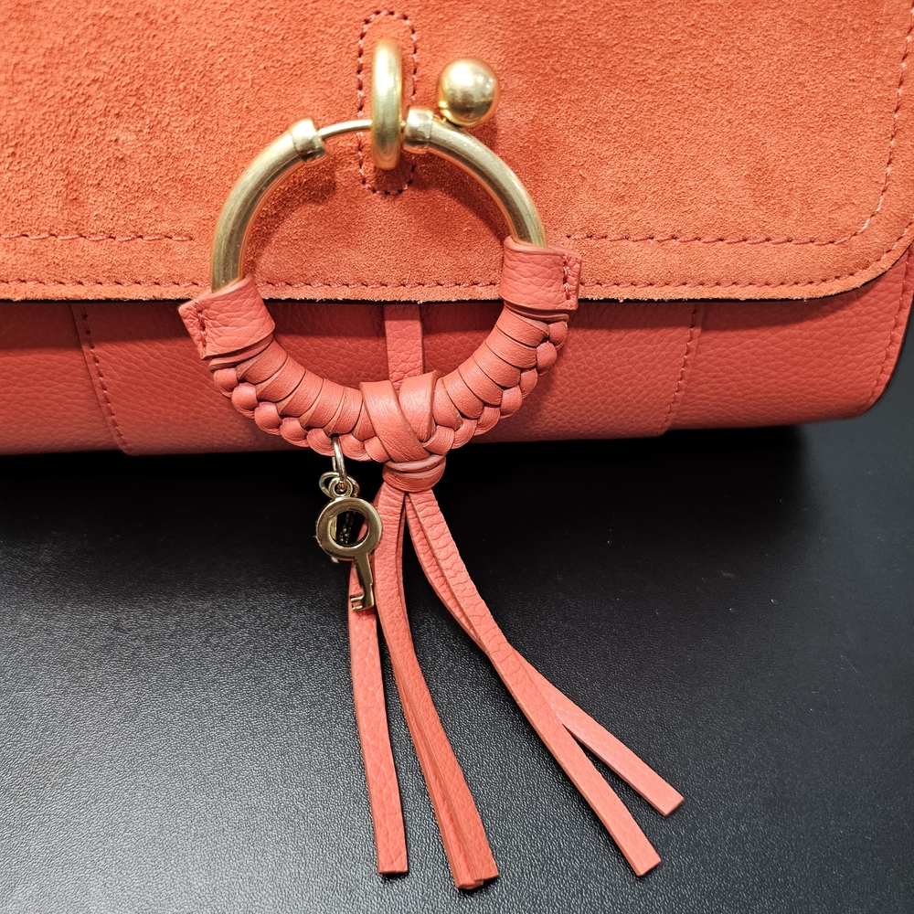 See By Chloe Coral Summer Satchel with Gold Hardware - Picture 17 of 17